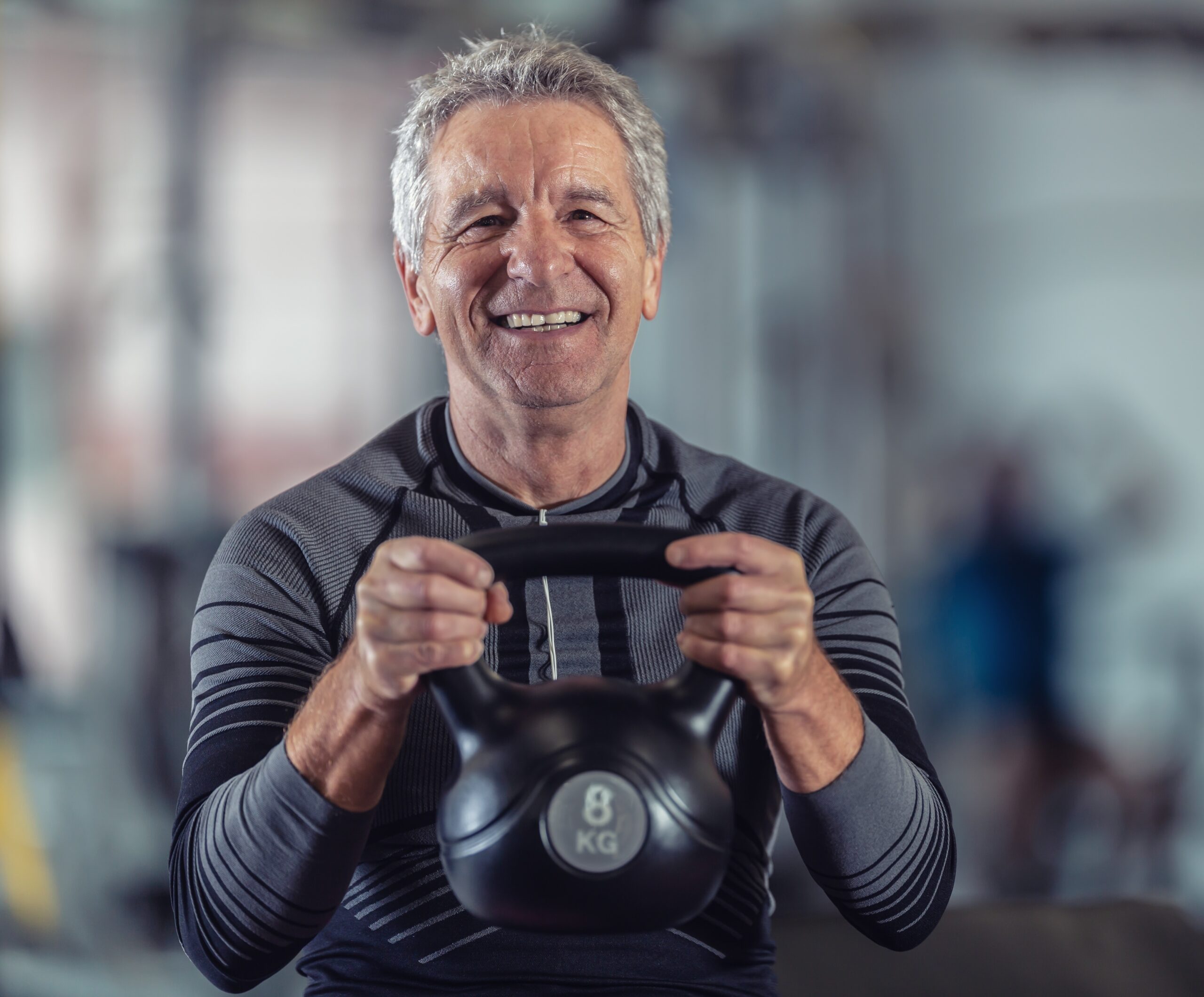 Client during a 12-week program session